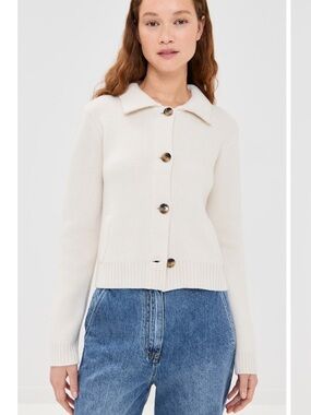 ISO Lisa Yang Lynna Cardigan Cream Size 2